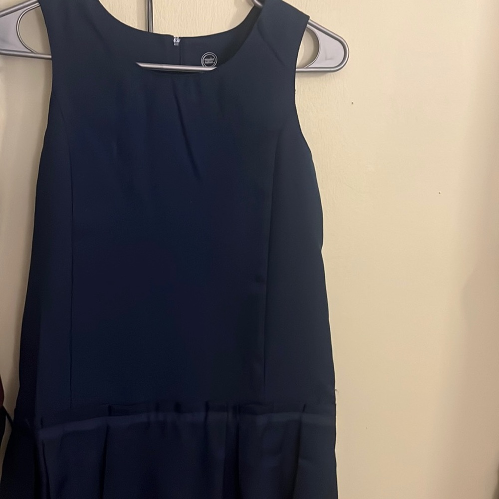 Girls navy dress